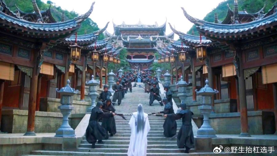 Le Location dei C-Drama - Jiuxietan Scenic Area: Scalinata